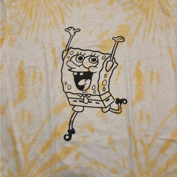 ROMWE 🧽 SpongeBob Tie Dye Tee - Picture 5 of 12